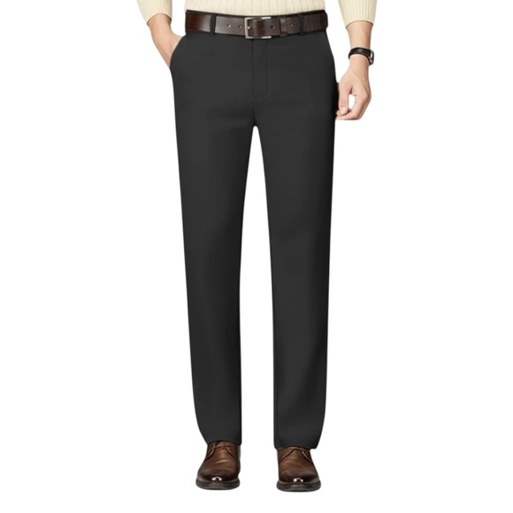 TimelessFlex Men’s High-Stretch Straight Fit Pants – black  | 36x30 | NWT - Picture 5 of 6